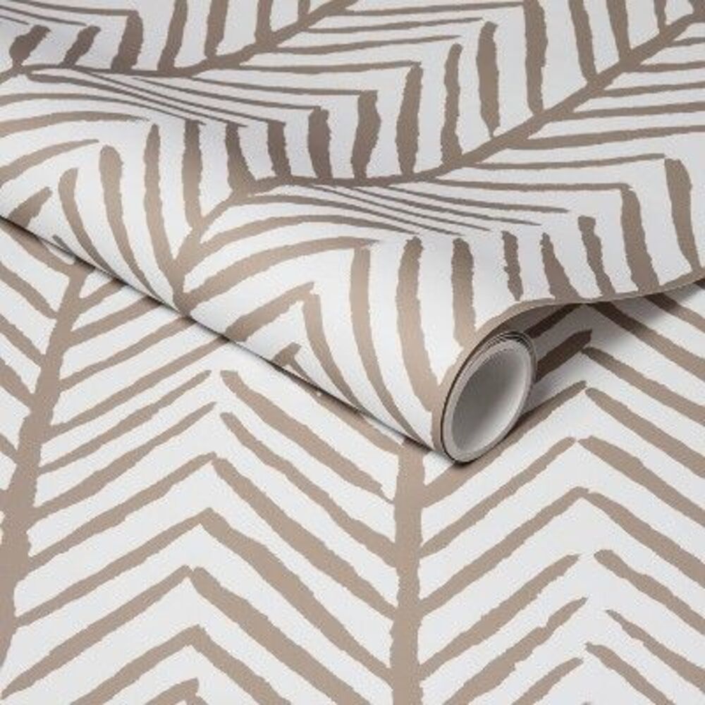 Open Box - Threshold -  Herringbone Stripe 198"x20" Peel and Sti Tan
